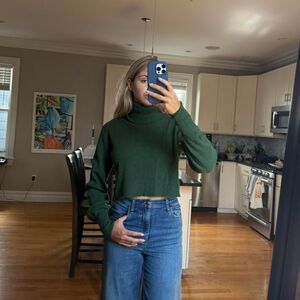 Reformation Women's Green Jumper